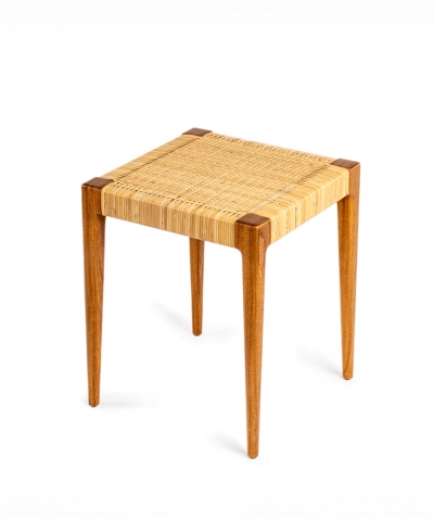 編藤方凳 Rattan Square Stool